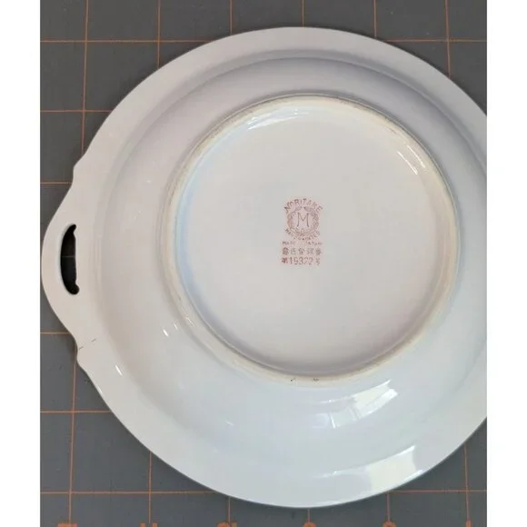 Noritake Azalea Bon Bon Dish 6.5" Floral Design Gold Handle Morimura mark - Picture 8 of 13